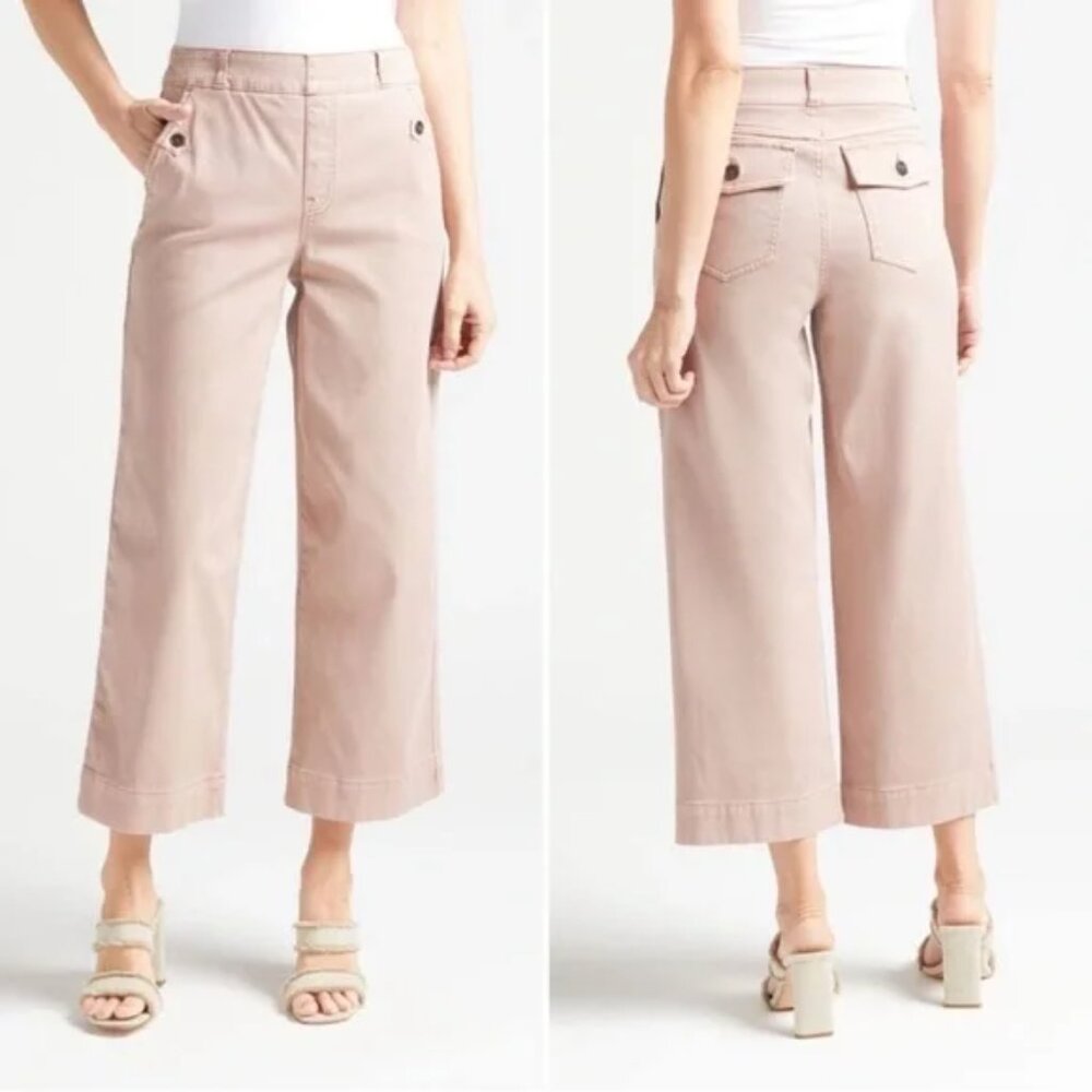 Spanx Tan Wide-Leg Pants
